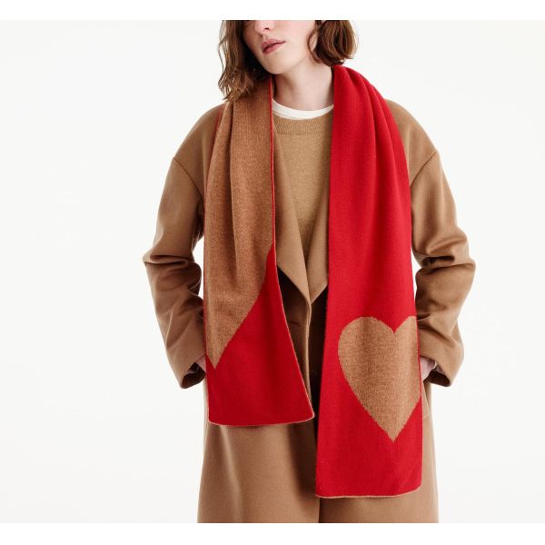 5GG Gauge Winter Intarsia Knitted Neck Scarf Warm Comfortable Easy To Wear