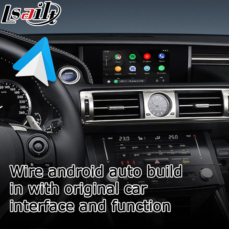 Андроид автоматическое Carplay взаимодействует игру Youtube для Lexus IS200t IS300h IS350 2011