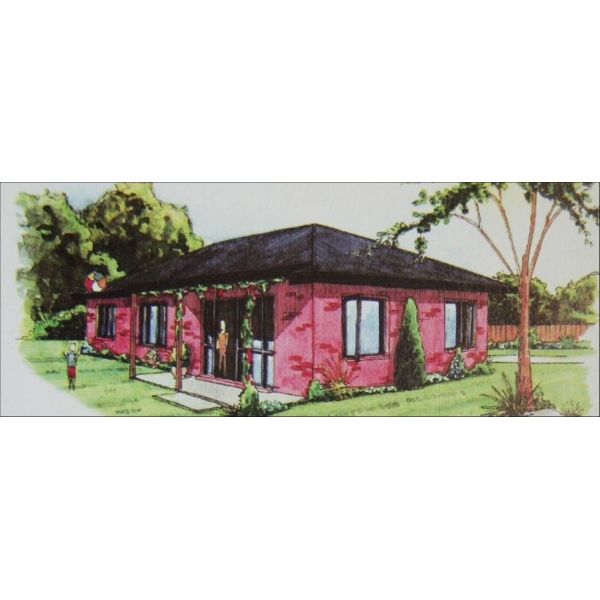 Жилые стальные здания - гальванизированная стальная структура, 3 спальни, ГФА