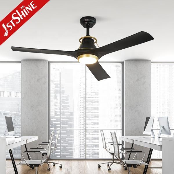 Ventilador de teto LED com controle remoto de 6 velocidades com design moderno e vento confortável