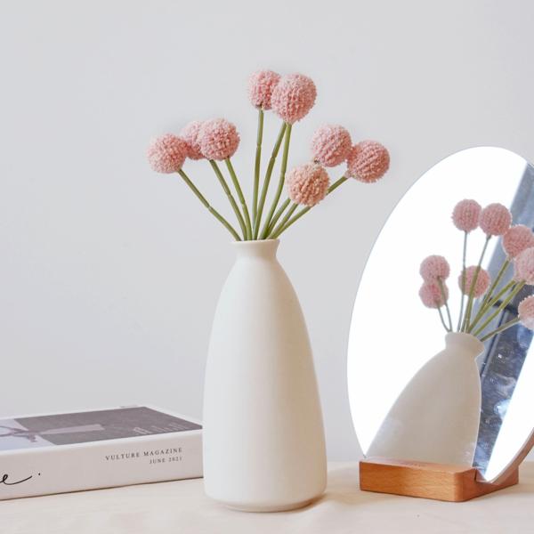 Simulated flowers with a high-end and realistic feel, bundled with golden balls, hotel soft decoration flower materials, cross-border hot selling DIY flower bouquets, and fake flowers