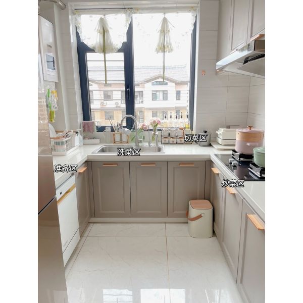 Laminate Kitchen Cabinets Full Set Home Furniture With Stainless Steel Sinks