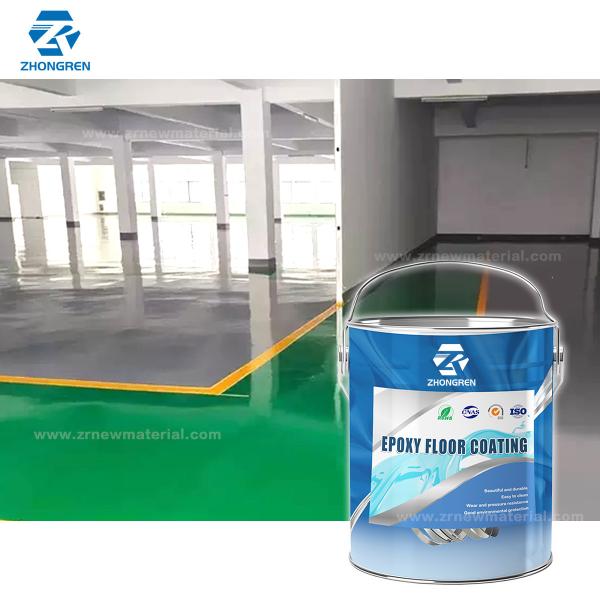 Résistance aux chocs Auto-nivellement Peinture sur béton Deux composants personnalisés