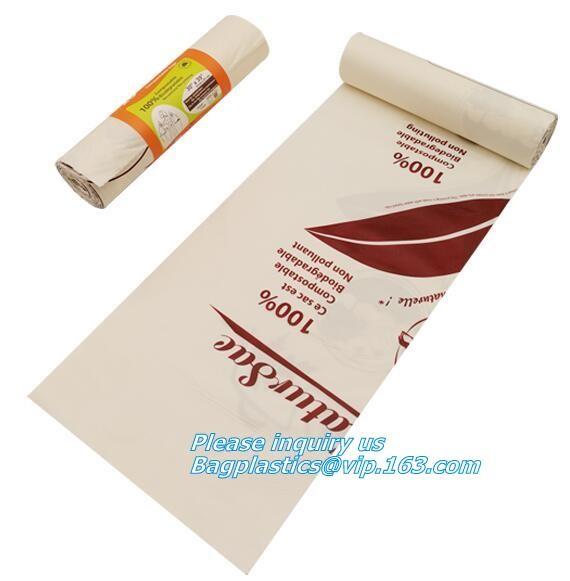 Biodegradable Plastic T Shirt Food Bag Compostable Vest Carrier Shopping Bag, Compost Home ASTM D6400 Biodegradable Tran
