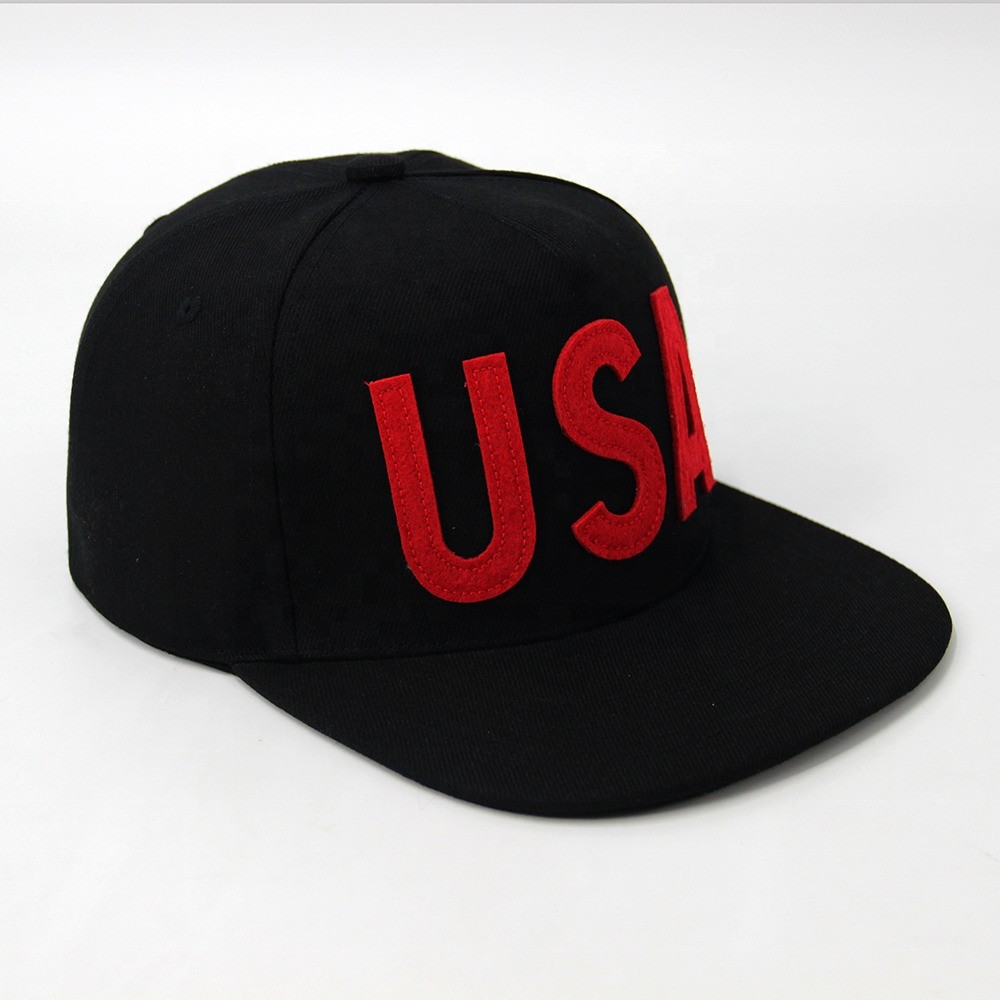 5 Panel Acrylic Snapback Hat Custom Embroidery Patch Gorras Sports Structured Flat Brim