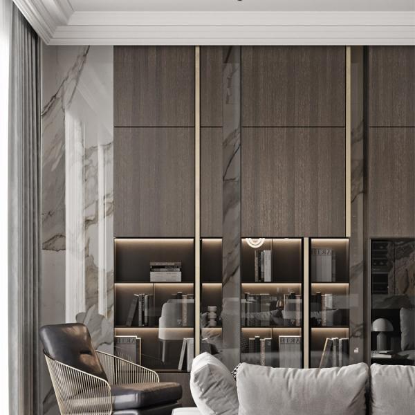 L Shape Solid Wood PVC Kitchen Cabinets Modular Kitchen PVC Cabinets