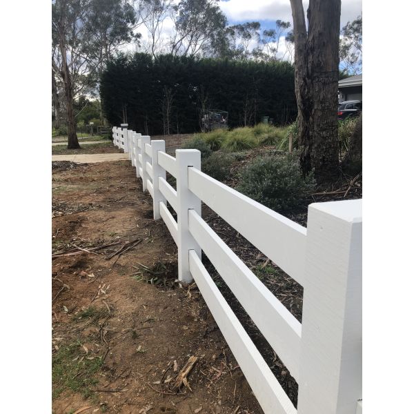 Plastic Horse Farm Fence PVC Ranch Fence Commonly White Black Brown