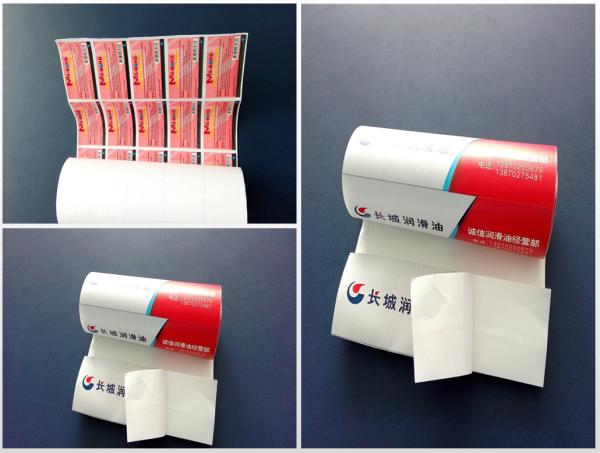 Adhensive Sticker Stone Paper Eco Friendly Tear Resistant For Wine Beer Frozen Good