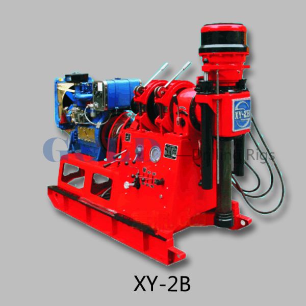 XY-2BLB crawler mounted portable water drilling rig China gold supplier