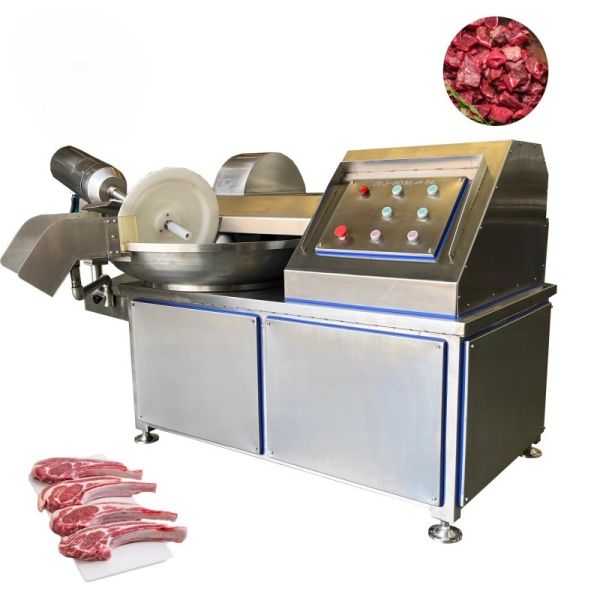 High Speed Stainless Steel Bowl Cutter Machine Commercial Meat and Vegetable Chopper