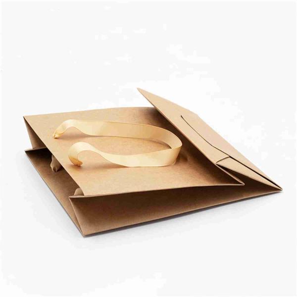 Waterproof Black Gusset Kraft Paper Shopping Bags Mini Size
