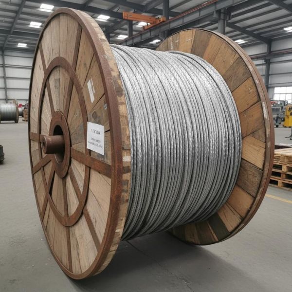 Galvanized Steel Aircraft Cable 1/16 Diameter 3000m Length with 1770 MPa Tensile Strength for Safety Protection