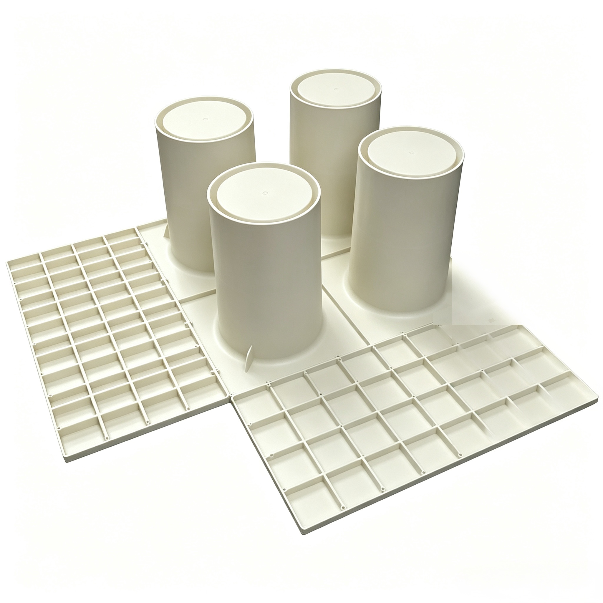 Flame Retardant Waffle Slab Mould SMC Waffle Slabs Eco Friendly One Piece Molding