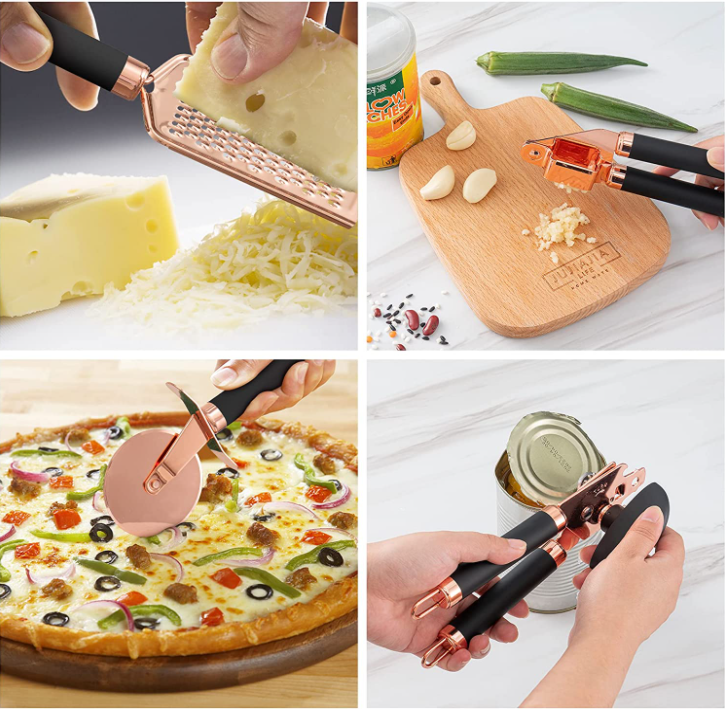 CIQ Stainless Steel Kitchen Utensil Sets Antirust Antibacterial Antideformation