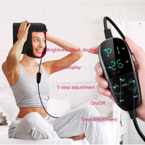 150 светодиодов 660 нм и 830 нм длина волны инфракрасный свет Весь организм терапия роста волос лазер инфракрасный свет капот