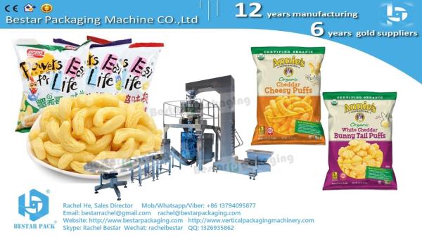 How To Make Snack Pouch, Bestar Hot Sale Weighing Packaging Machine BSTV-550AZ