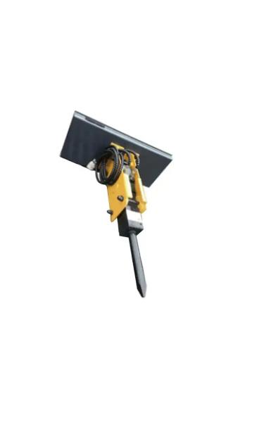 90-120 Bar Skid Steer Attachments Hydraulic Rock Breaker 700-1200 Bpm