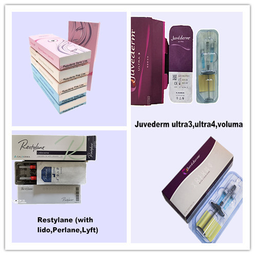 Crosslinked заполнитель HA Hyaluronic кисловочный дермальный с Pre заполненным шприцем