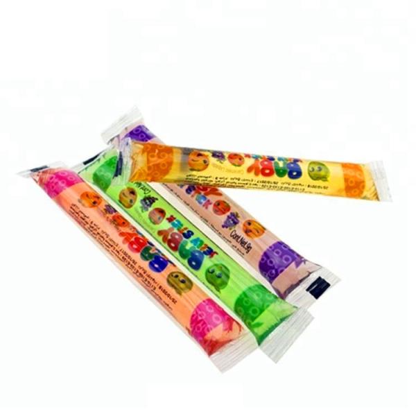 Stick Shape Assorted Flavor Fruity Jellies Confectionary Multi Color Halal Product