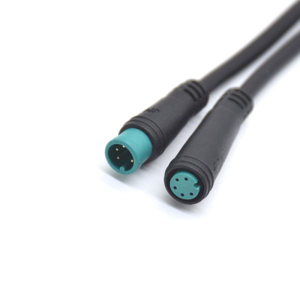 M8 Waterproof Plug 5 Pin IP65 E Bike Male Female Wire Plug 240V