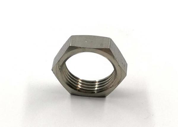 Thin Stainless Steel Hex Nut M20 Galvanized Surface Finish High Accuracy