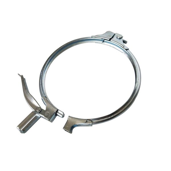 150mm Airtight Sealing Washer Galvanised Pipe Clamps
