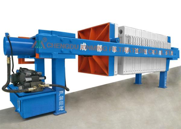 High Pressure Hydraulic Compress Filter Press Mining / Chemical / Food / Wine Industry Use