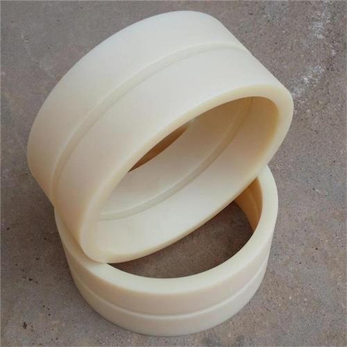 Wear Resistant White Plastic Bushing , Plain Shaft Bearing Environment Friendly