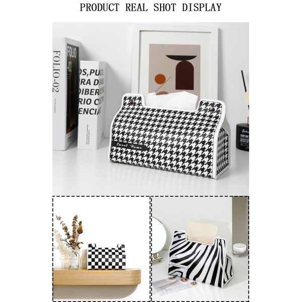 Портативный роскошный складной стираемый кожаный салфетки держатель для дома ресторана и банкета