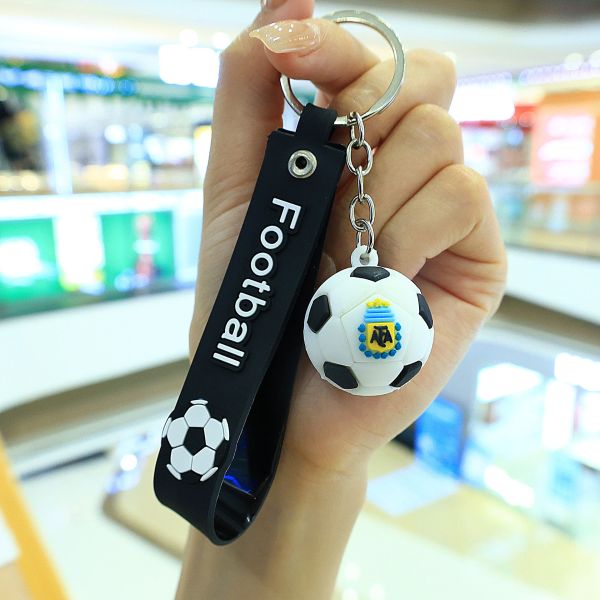 Футбольные ключевые цепи Аксессуары Милые ключевые цепи Каваи Нетоксичные для детей Мальчики Девочки Женщины