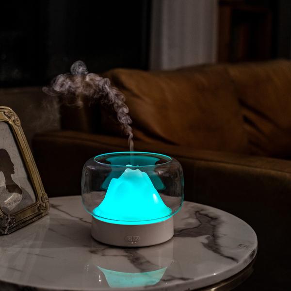 7 Color Changing LED Light Aromatherapy Essential Oil Diffuser air ultrasonic humidifier Light Wood color GXZ-X907