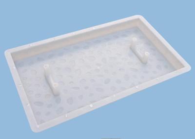 PP Plastic Brick Paver Molds Clear Text Patterns 74 * 40 * 8cm Long Service Life