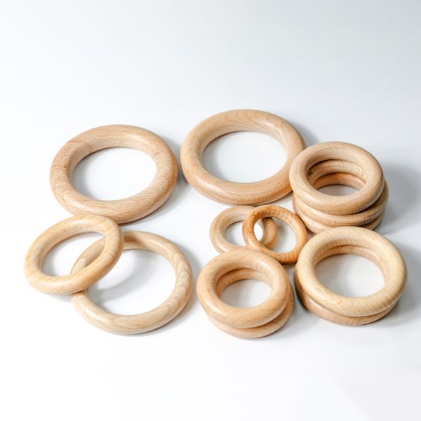 Juguetes de madera para bebés, juguetes Montessori para bebés de 0-6-12 meses, regalos de dientes de madera para niños y niñas