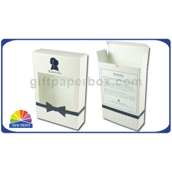 Straight Tuck End Paper Box Lotion Body Wash Packaging Box with Clear Window