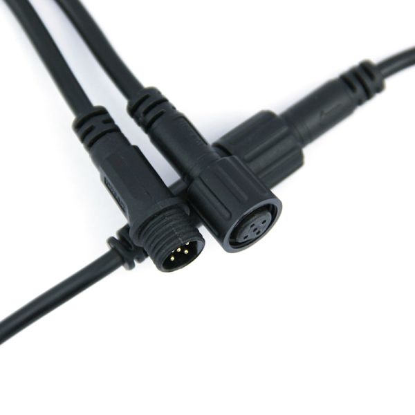 Соединитель провода кабеля Пин водоустойчивого контактора 4 электрического двигателя мужской женский водоустойчивый