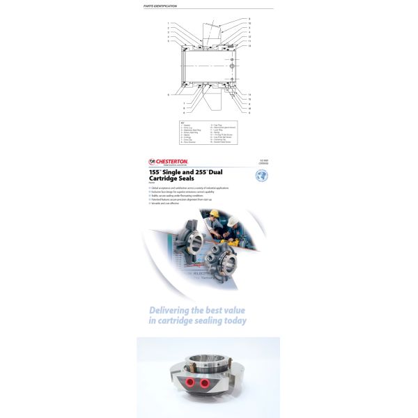 Chesterton 255 Standard Double Cartridge Mechanical Seal