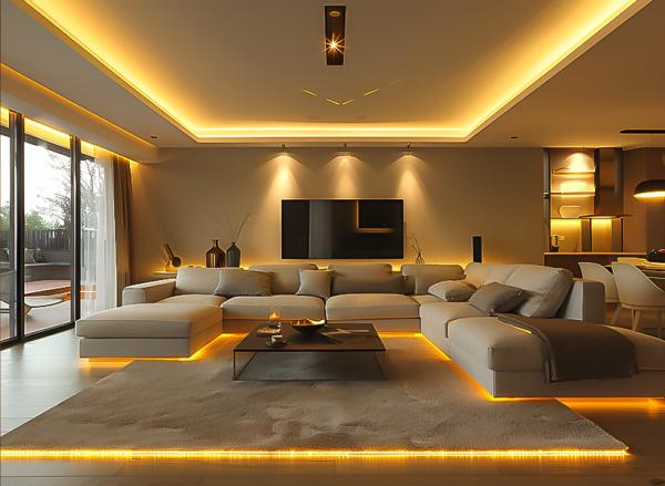 Arbitrarily Cuttable COB IP20 LED Strip Light 24V 3000K / 4000K / 6500K