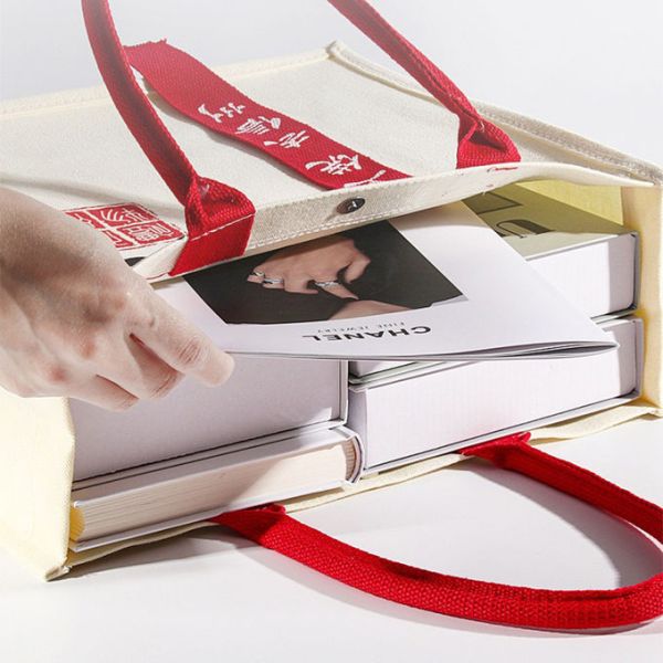 Fashion Large Capacity Colored Sublimation Canvas Tote Bags
