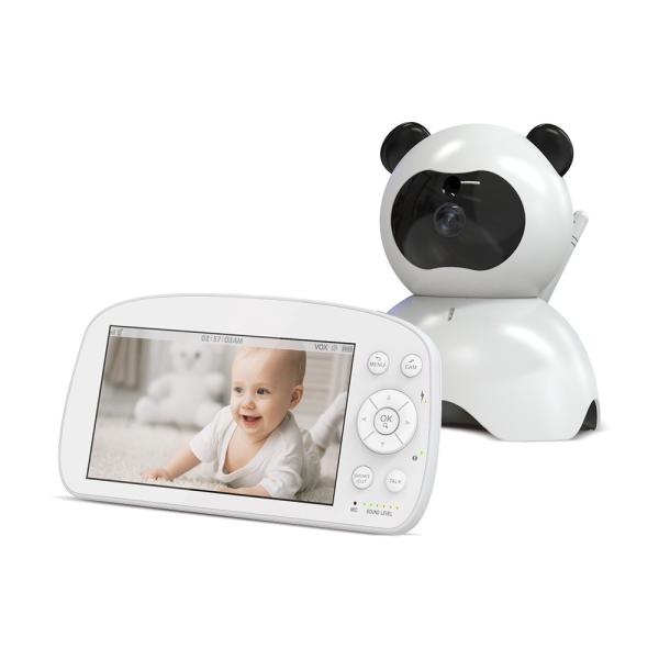 5.5 Inch HD PTZ Baby Monitor with Pan-Tilt Night Vision and Lullabies
