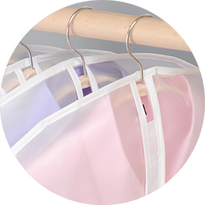 Zipper Suit Clear Garment Bags PEVA Material Dress Coat Clothing Storage