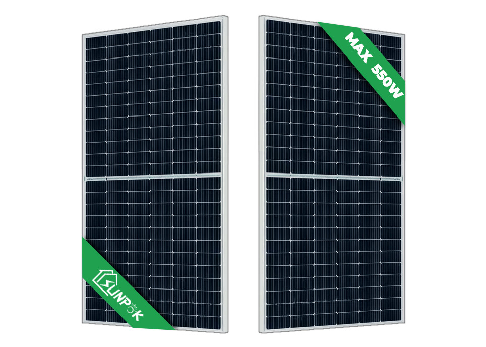 панель солнечных батарей Mono PV полуячейки MBB 450W обшивает панелями для накопления энергии солнечной системы