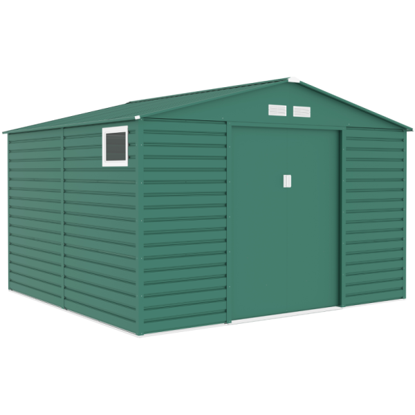 120kg Capacity Color Steel Plate Galvanized Steel Garden Building Shed with Air Vents