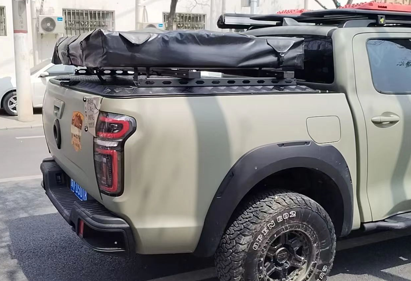 Заворачивание операции твердого типа Автомобиль внедорожник универсальный алюминиевый складной грузовик кровать покрытие