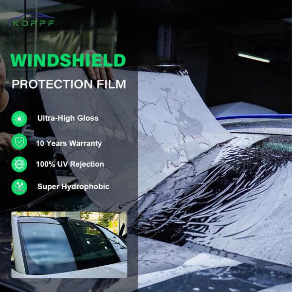 Windshield Film 5 Years Warranty UV Proof Self Healing Anti Stain TPU Car Film Clear Paint Protection Film