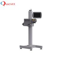 Cadena de producción del marcador 20W 30W del laser que vuela la impresora laser de la pequeña fibra integrada