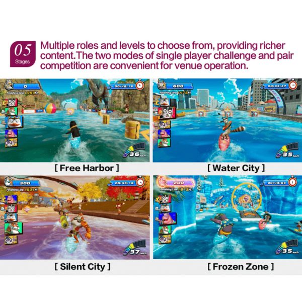 Surf League Sports Arcade Machine Coin Operated Games