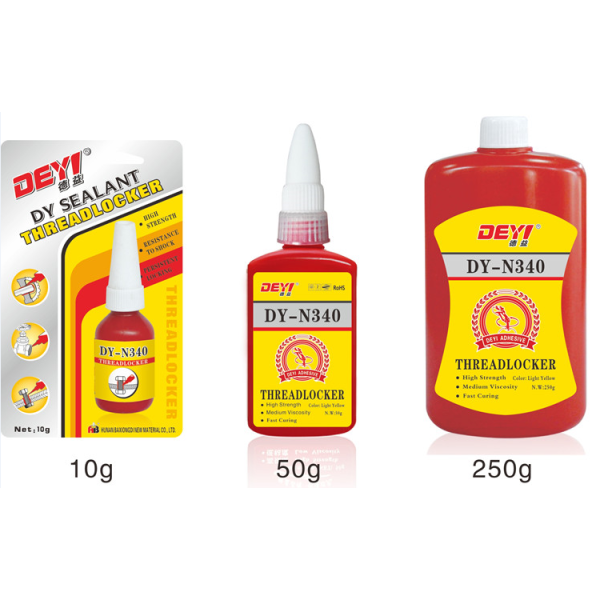 DEYI N340 Wholesale Anaerobic Glue Thread Locker Light Yellow