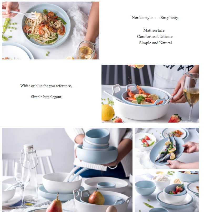 SGS Food Safety 31.5cm Ceramic Tableware Set