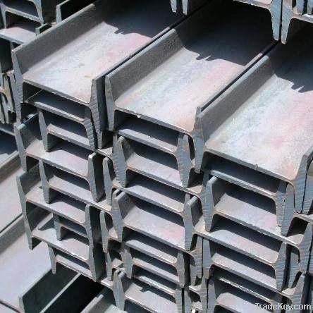 Black Hot Rolled Steel H Beam High Surface Hardness Costomized