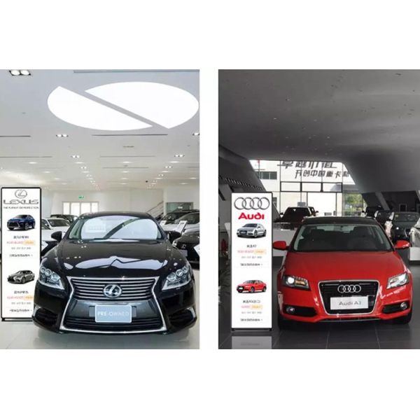 пол 1200nits SMD2121 P2.5 стоя плакат приведенный с колесами